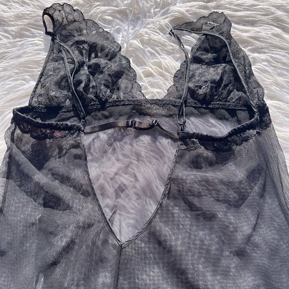 Victoria's Secret 💫black lace chemise💫M - Picture 5 of 5